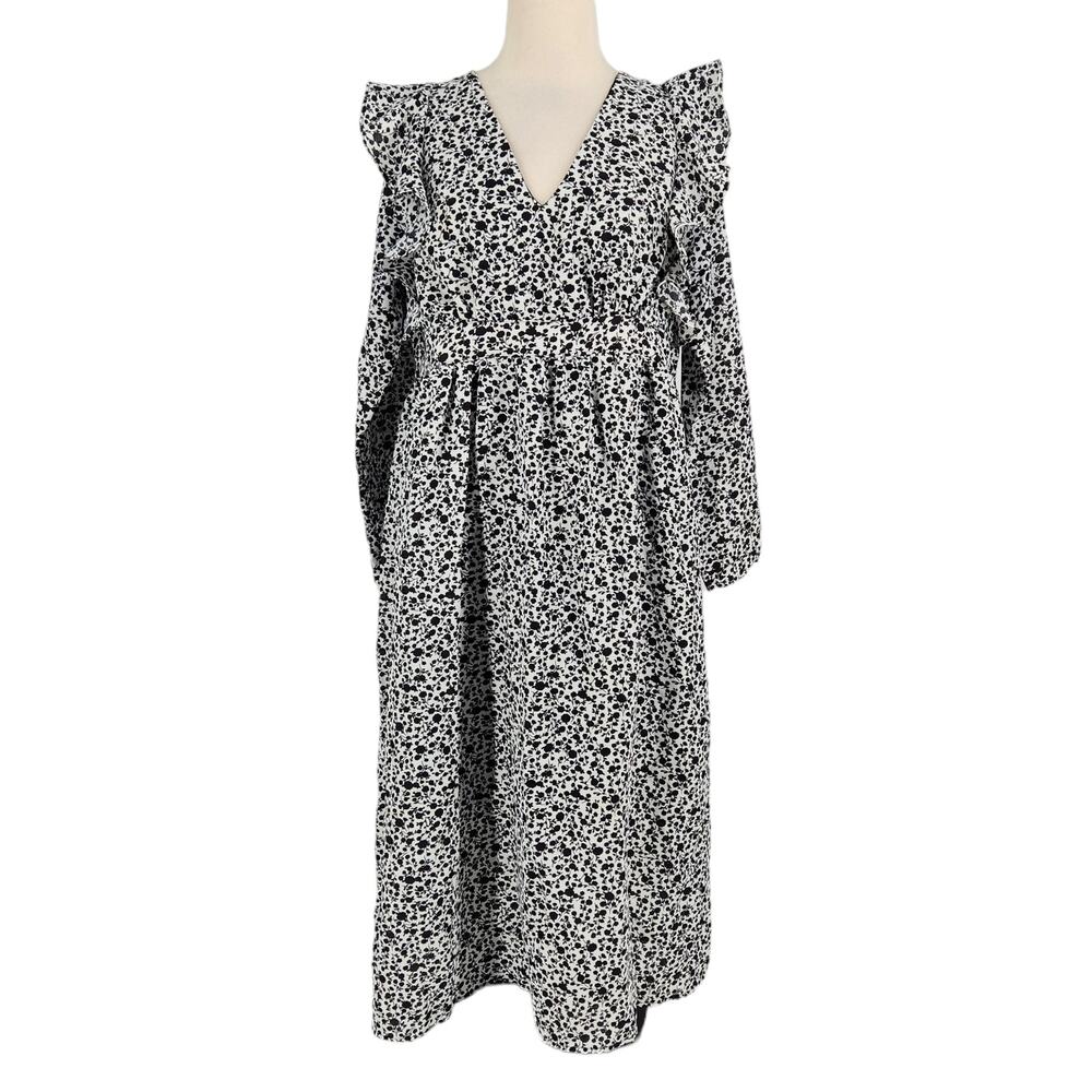 Glamorous Bloom Floral Print Midi Prairie Dress Size 6